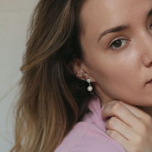 Srebrne naušnice Abi