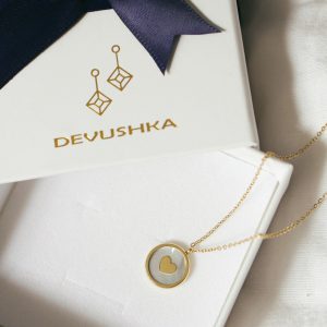 Ogrlica medaljon srce